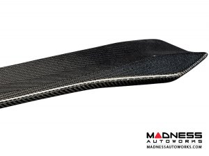 Alfa Romeo Giulia Front Spoiler - Carbon Fiber - QV Style - V2 - Feroce Carbon - Sport/ Ti/ Veloce
